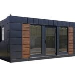 Contenedor de 6×3 metros Estocolmo – baño y cocina integrados.