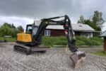 Miniexcavadora de ocasión Volvo EC55C (2009) – 4,91 t – motor Yanmar de 37 kW