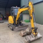 JCB 8026 CTS (2014) – miniexcavadora de 2,6 t – cabina con aire acondicionado – 3.265 h