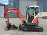 Kubota U25-3 (2008) – miniexcavadora de 2,6 t – 3.600 h – martillo hidráulico + 3 cazos – revisada