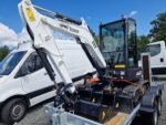 Bobcat E27Z 2023, miniexcavadora de 2,7 t con 1 h, con remolque ECIM de 3,5 t y martillo hidráulico Furukawa FX35-S, estado casi nuevo - Imagen 4