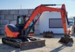Kubota KX080-4A2 2020 – miniexcavadora de 8 t con 2.955 h, cazo de 0,25 m³, motor de 46,5 kW