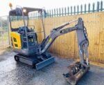 Volvo EC15C (2013) – miniexcavadora de 1,54 t – 3.240 h – revisada y lista para trabajar