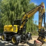Excavadora de ruedas Yanmar B95W 2018 – 9,5 t – 6.380 h – prestaciones compactas